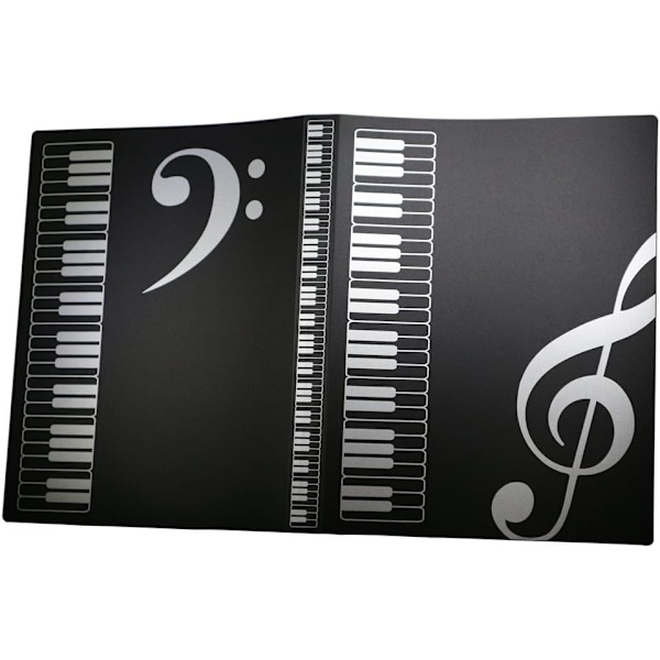 (clef) Musiikkikansio Laulukansio Pidike Clef Paperi Säilytys A4 S
