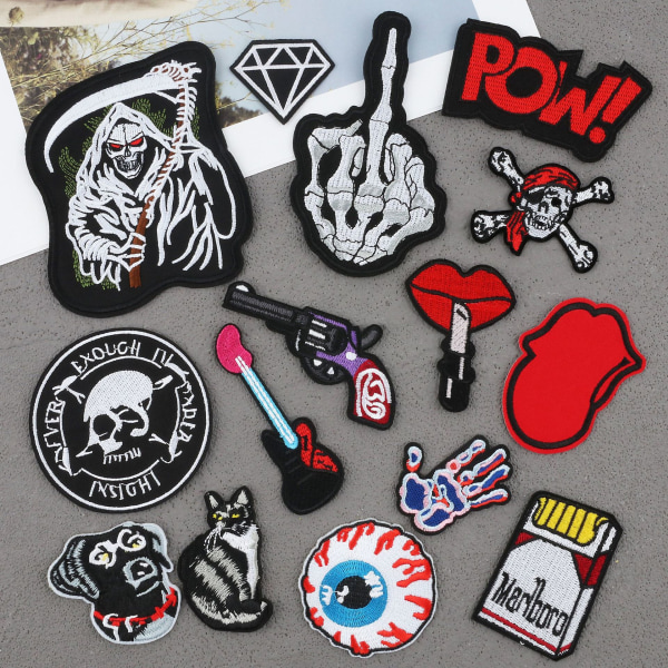 15-delad kombination cool design perm patch (Blade of Death), se