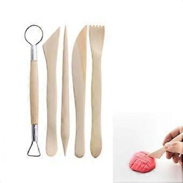 13 st DIY Lerskulptur Keramikverktyg Set Multifunktionell Snideri Punkt Borrpenna Keramik Skulptering Svamp Skrapa Kit