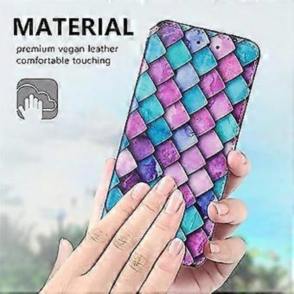 Kompatibel med Samsung Galaxy S22Plus Cover Pigeagtig Luksus, Wallet Cases Galaxy-S22Plus Cover Flip Folio Gaxaly S22Plus Beskyttende Skind med Stativ PU Læder