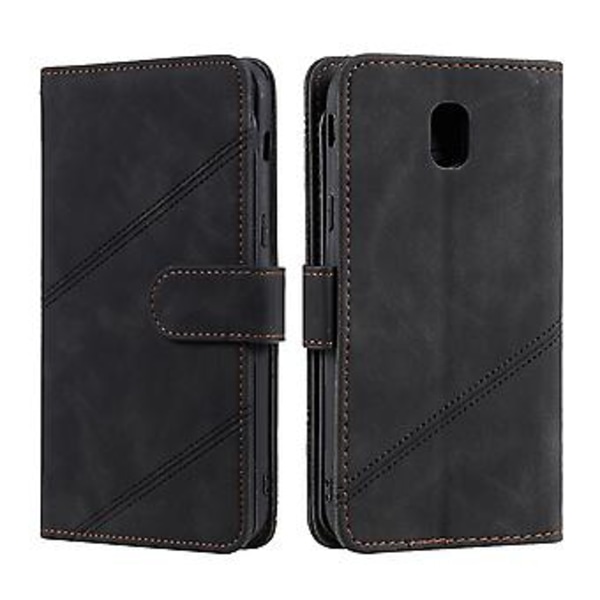 Læderetui med hudfornemmelse til Samsung Galaxy J5 2017 Black