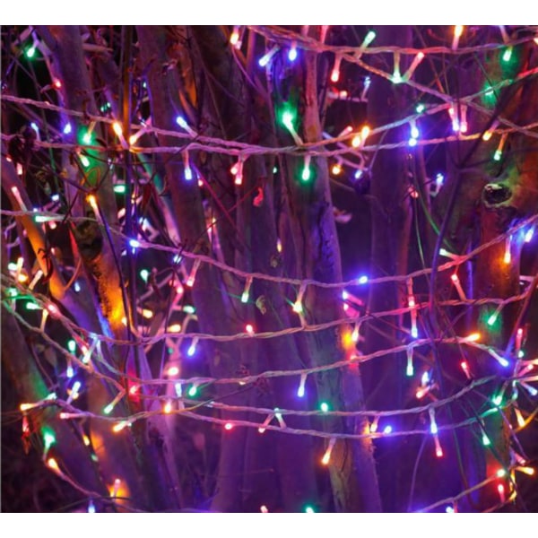 Solcelledrevet Feelygter med 200 Farvede LED'er (22 meter)