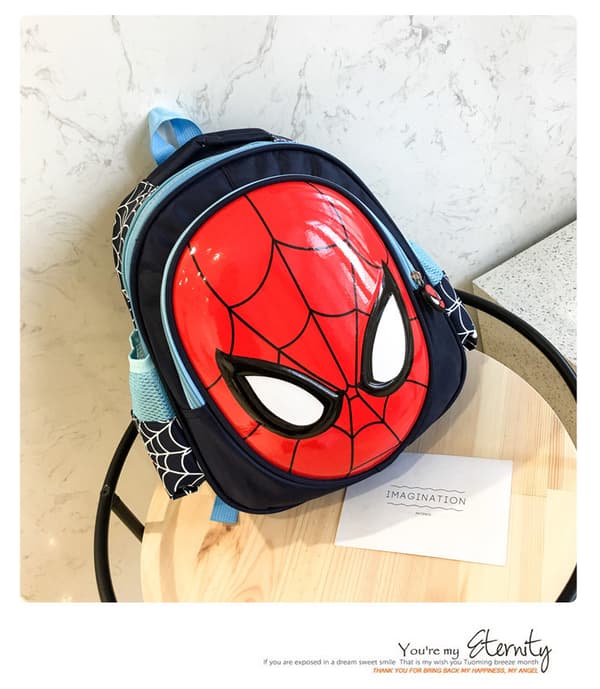 Børnehave Rygsæk, Spider-Man Skuldertaske - Mørkeblå