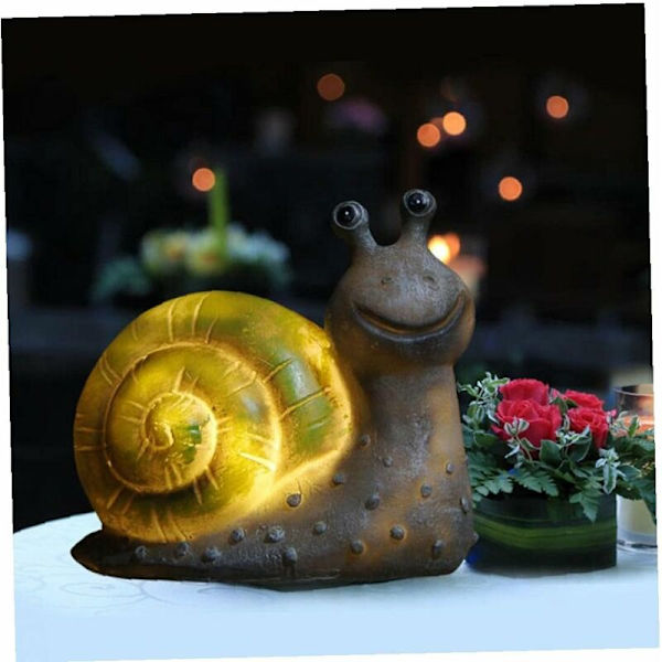 Solcelle Ornament Lys Have Dekoration Dyr Lampe Solcelle Lampe Sn