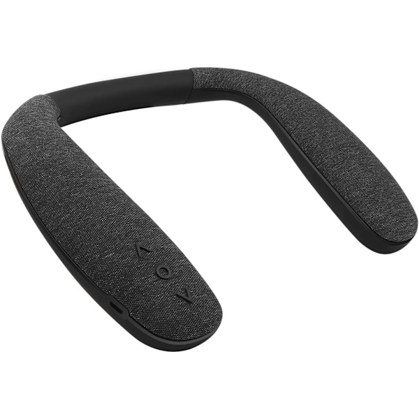 Bluetooth-högtalare för nacke, svart kompletterande högtalare, ljudportab