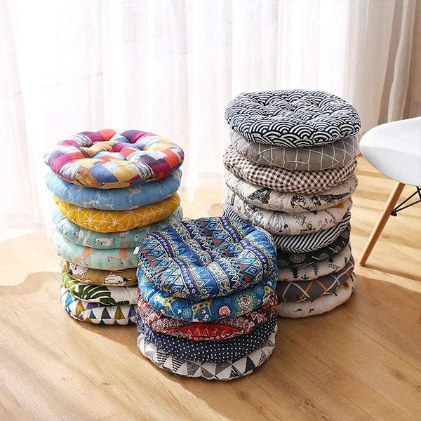 Stoldyna Set med 4 Dyna för Patio, 40X40cm Hem, Bil, Soffa