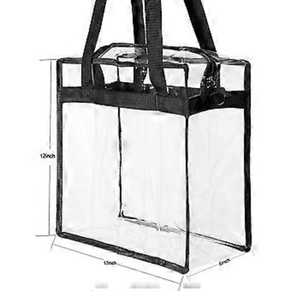 Transparent Bæretaske Transparent Skuldertaske Rejsehåndtaske Klar Død Taske Rejsetasker Pvc Kulturtaske Rejseorganisator Lomme