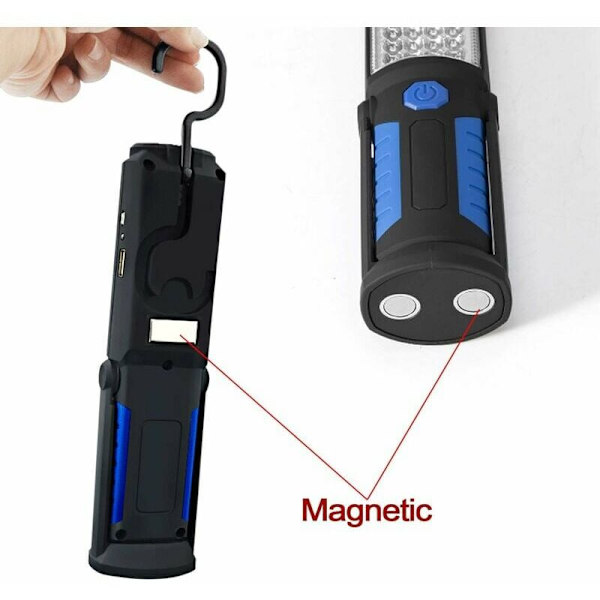 Inspektionslampe Genopladelig LED Lampe, Genopladelig LED Arbejdslampe