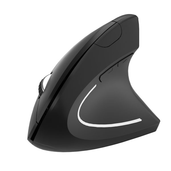 2.4G trådlös vertikal mus, tre DPI justerbar ergonomisk sile