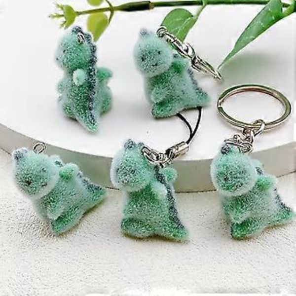 Pehmeä Dinosauruksen Avaimenperä Pehmo Dinosauruksen Laukku Riipus Avaimenperä Pehmeä Materiaali Tyylikäs Ripustuslisävaruste Style 2