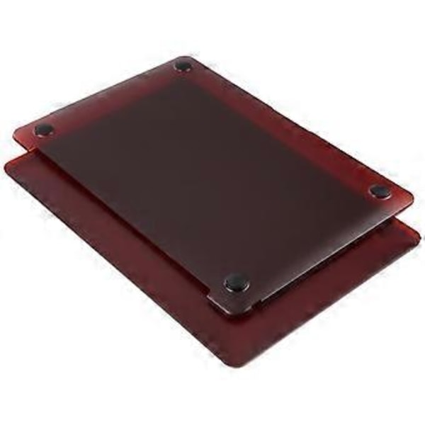 Laptop Plast Honeycomb Skyddsfodral För MacBook Air 13,3 tum A1932 / A2179 / A2337 (Vinröd)