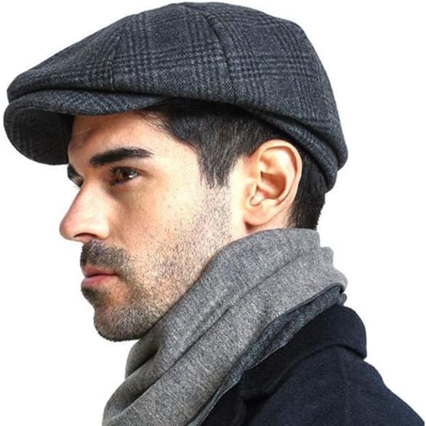 Hatt for menn - Newsboy Gatsby Vintage Beret Flat Ivy Cabbie Driving