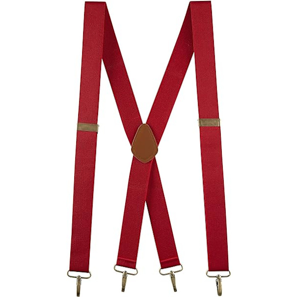 Red-Fashion Justerbare Herre Selvsvingere 120cmx3.5cm X Form med