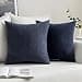Blød polyester pudebetræk firkantet partikel pudebetræk med deco