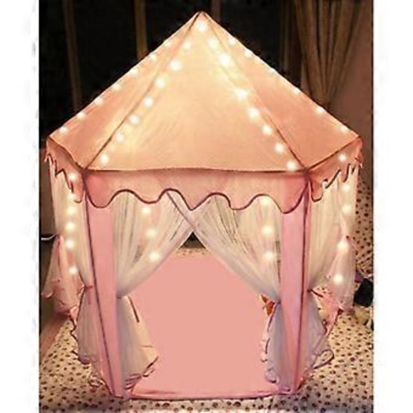 Mjuk Barn Tält Matta Sovrum Kudde Ersättning - Hexagonal Rosa()