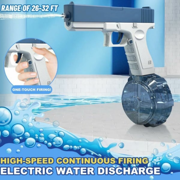 Elektrisk vattenpistol för barn och vuxna - Vattenpistol - Plast Wate