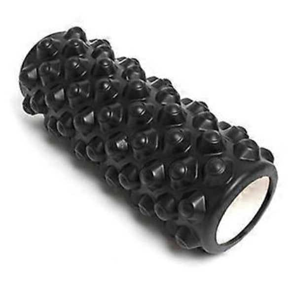 Fascia Rollers, Foam Roller Ekstra Lang Fascia Roller, Pilates Roller (1 stk Svart)