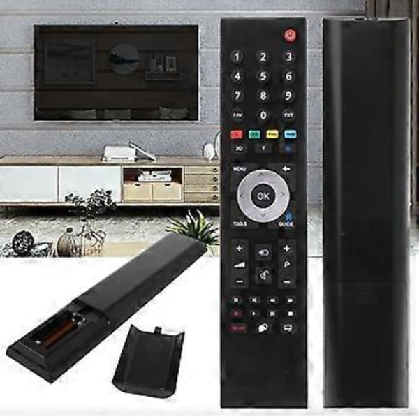 TP7187R Fjernkontroll for GRUNDIG Smart TV Erstatningsfjernkontroll TP7187R Svart
