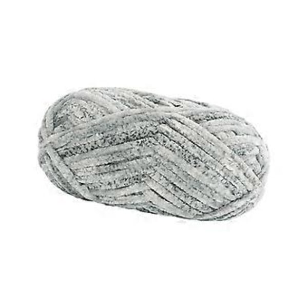 Kraftig Garn Håndstrikket Garn Jumbo Rørformet Garn Vægt Garn Super Tykt Kæmpe Uldgarn til Huer Halstørklæder Tæppefremstilling Sweater Håndværk Grå Gray