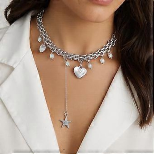 Muodikas Alloy Heart Bear -riipus kaulakoru rannekoru lisää tyyliä asuihin Kannettava juhlatarvikkeisiin ja treffeille ZW198 Bracelet