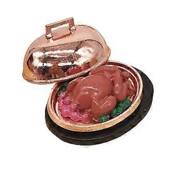 1 stk. Kalkunmodell Ornament Miniatyr Scene Dekor Borddekor Epitome for Barn