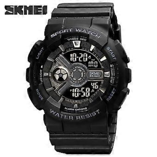 Fashion Militær Herre Sports Digital Quartz Analog Vandtæt Armbåndsur US Sto