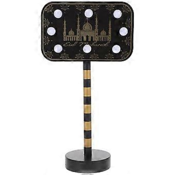 Ramadan LED Skrivebordslampe Eid Dekorationer Ramadan Mubarak Lampe til Soveværelse Hjemmebord Værelse