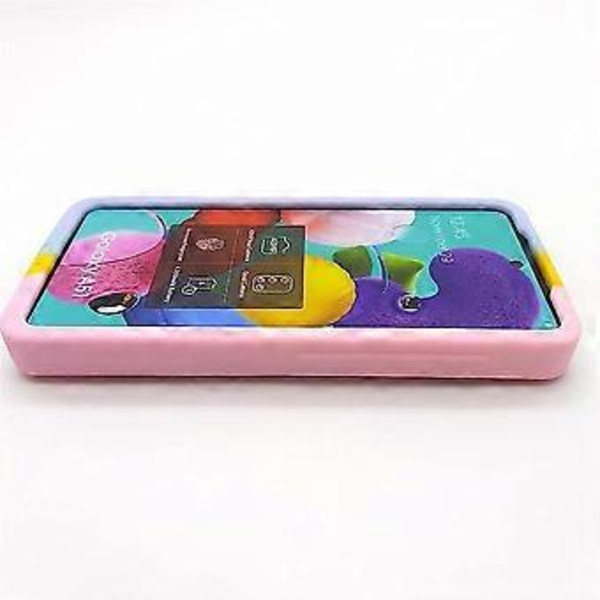 Samsung A52 -kotelo söpö Galaxy A52S -kotelo aistiystävällinen Push Pop Bubble 3D Fidget -lelu teinitytöille naisille pojille lapsille stressin lievittämiseen silikonikumista puhelinkotelo