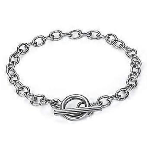 Armband Kedja Rostfritt Stål Länkarmband Anslutning Damsmycken Armband