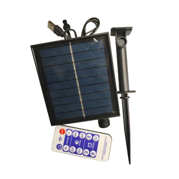 Solcellsdriven 50 LED Sländor, Utomhus Varmvit Blinkande Sländor