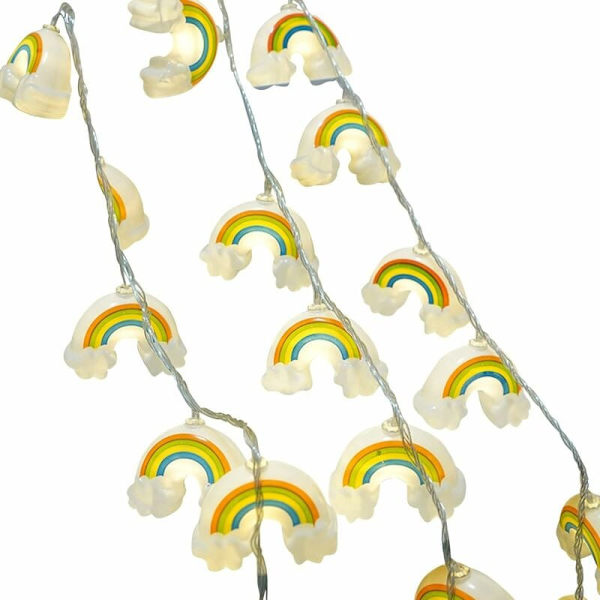 Rainbow Fairy LED-ljusslinga varmvit jul inomhus utomhus