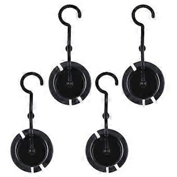 1/2/4 stk. Elektriske sykler Ladeenhet Krok Antidrops Hengende Ladekabel Organizer Scooter Ladeenhet Krok 4 pack
