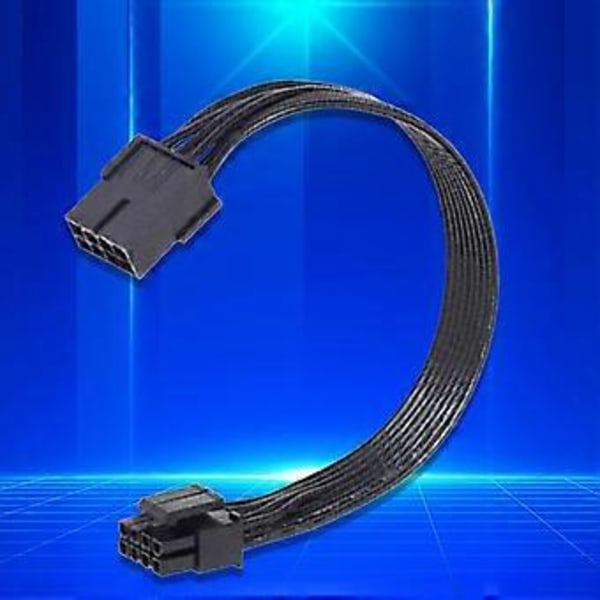 Emolevyn CPU 8-nastainen jatkojohto 8P - 4+4P jatkokaapeli 18AWG musta litteä kaapeli 20/30/50cm 30cm