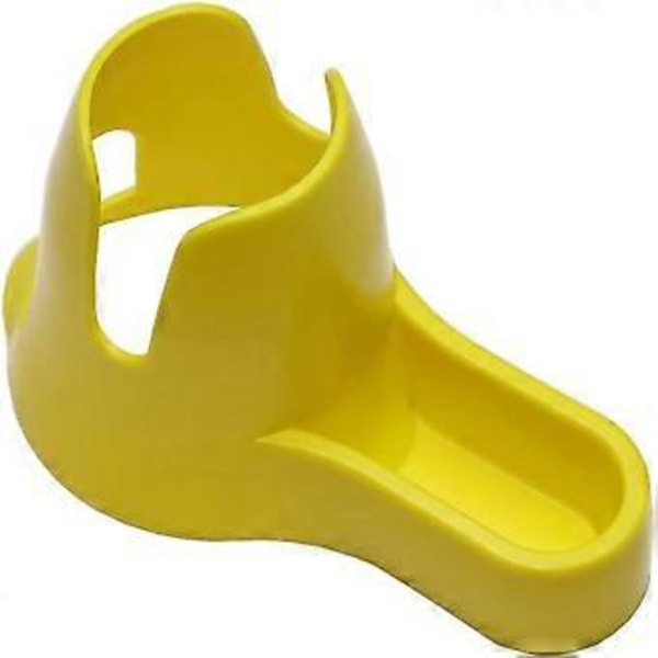 3 i 1 Hengende Vannflaske til Hamster Automatisk Drikkedispenser med Base for Dverg Hamster Mus Rotte Piggsvin (125ML Gul)
