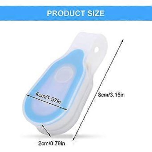 Handsfree Ficklampa, LED Nattlampa med Klämma, Magnetisk Clip-on LED-lampa för Vandring Löpning, Fordon Hem Nödljus