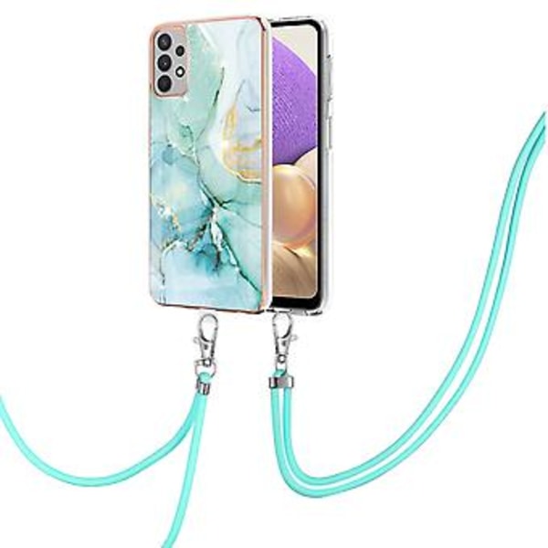Marmor IMD TPU Mobilskal För Samsung Galaxy A33 5G Green 003