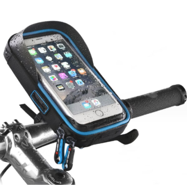 Vattentät cykelstyre mobiltelefonhållare -360° roterande