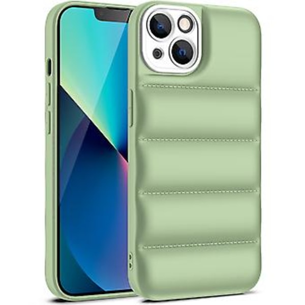 Eiderdun Airbag Telefonskal för iPhone 14 Pro Army Green