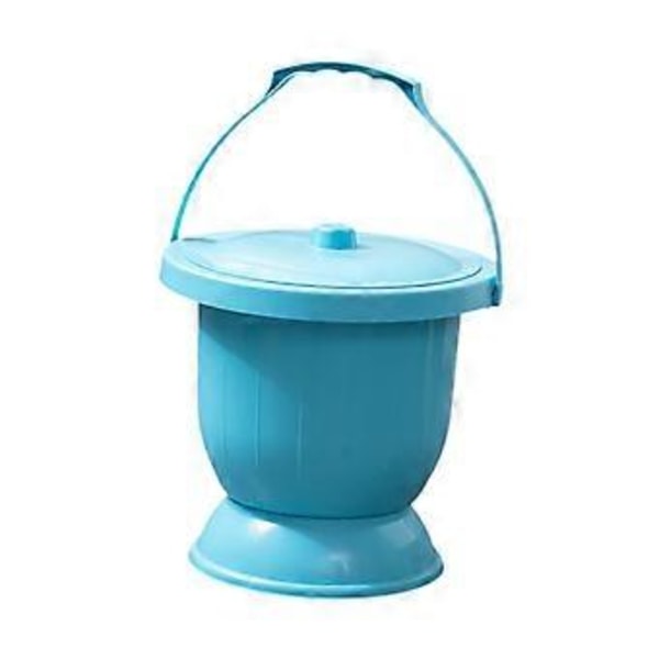 Nattkärl Spottkopp med Lock Förtjockad Urinflaska Natturinal Portabel Spottkopp Urinalkruka för Camping Barn Vuxna (Blå Stor) Blue Large