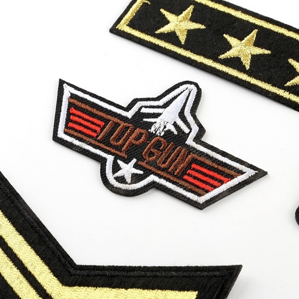 20-pakning Broderte US Army Patch Sergeant Grad Sy på Skulder