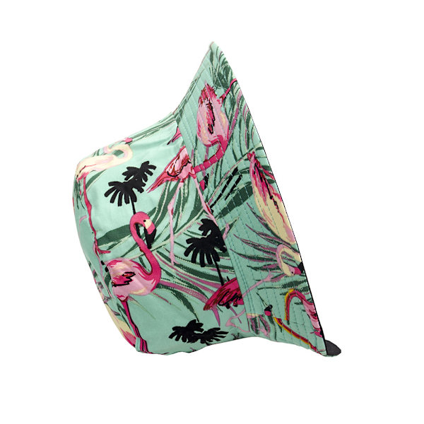 Hink med flamingotryck - Hållbar och hopfällbar