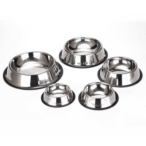 Hundemad i rustfrit stål, skåle til kæledyr, skåle i rustfrit stål (