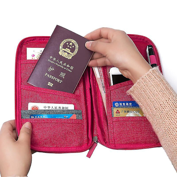 2 Dame Pasportcovers, Rejse Tegnebog, Vandafvisende Rejse Tegnebog, Grøn