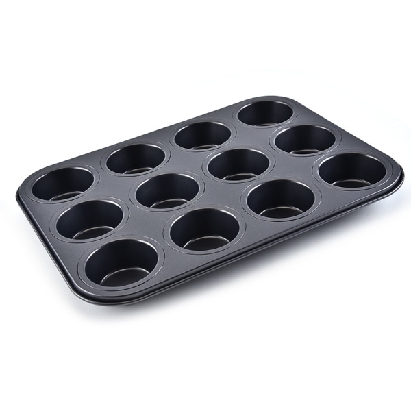 Stor Muffinform 12 Silikonforme Non-Stick Muffinform Bage P