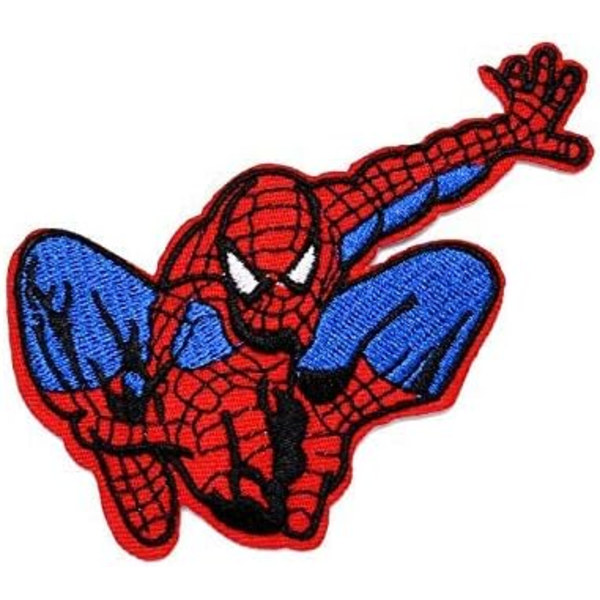 Strykjärnsmärke 15 st broderade Spider Man strykjärnsmärken P