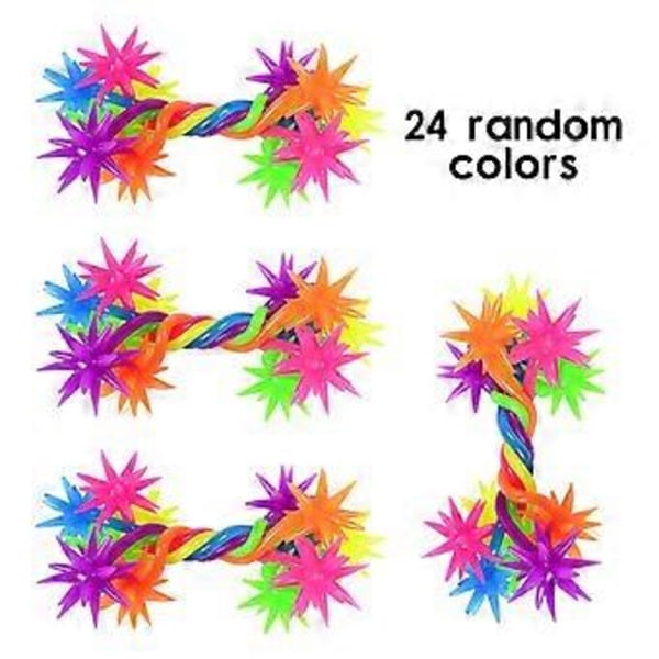 24-pak Børne Meteor Hammer Gummi Squishy Sticky Hammer Forsyninger( )
