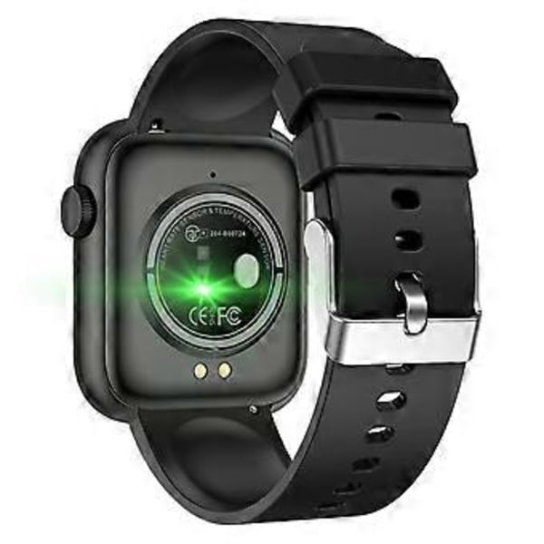 Smartwatch med iltmåling i blodet, Bluetooth-opkald, smart armbånd, sports- og sundhedsstyringsur, fitness tracker Black