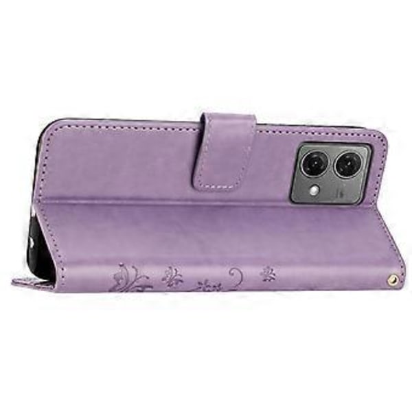 För Motorola Moto G85 5G/S50 Neo 5G Fodral PU Läder Plånboksfodral med Rem Style G
