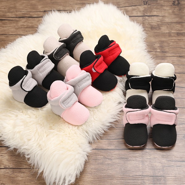 Nyfødt Baby Bomulds Sutsko (12cm)