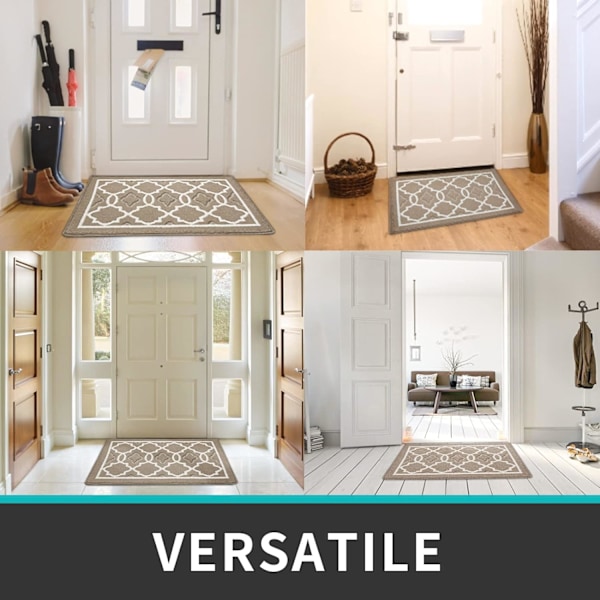 Vihreä liukumaton ovi matto 50 * 80cm, sisä- ja ulko-ovi matot | A